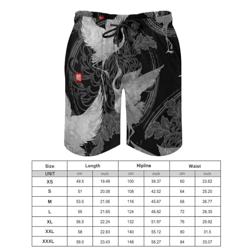 Short de bain homme oiseau blanc léger pour éviter les irritations
