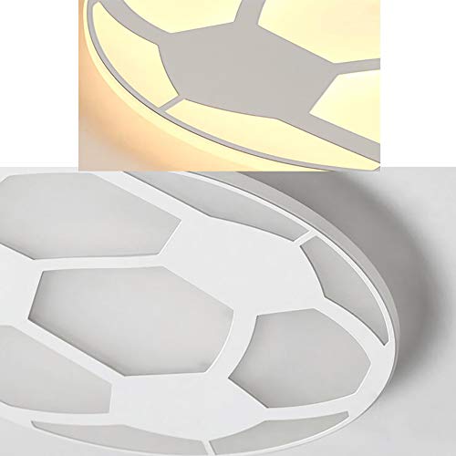 Lámpara de techo infantil diseño fútbol para dormitorio de niños 4