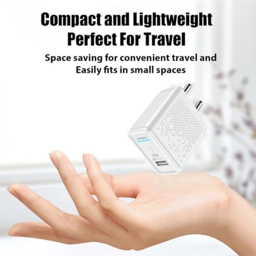 Image of Utrax 18W Single Port QC 3.0 Fast Charger | Quick Charge 3.0 | 3.0A Output | Compact Wall Adapter | Compatible with Samsung Galaxy, Xiaomi, Redmi, Oppo & All QC 3.0 Devices (White)