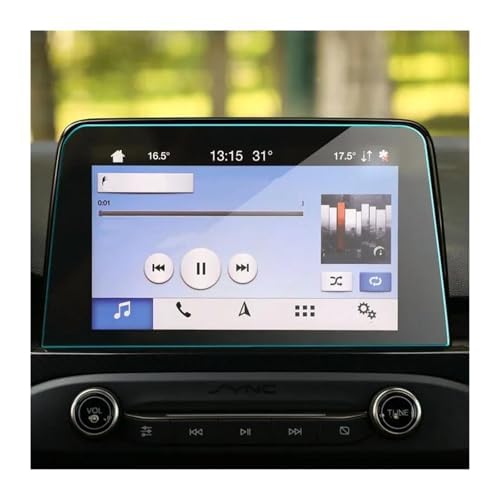 Film de protection d'écran pour Ford Focus Mk4 navigation Sync3 2019 en verre trempé 9H