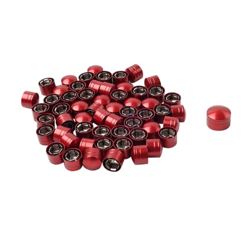 Capuchons de protection pour boulon aluminium rouge pour vos sorties custom