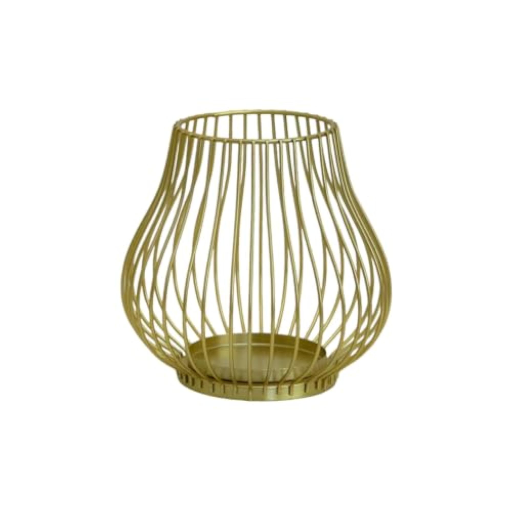 Decorative Wire Candle Holder for Tabletop Use