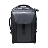 Lleva hasta dos trípodes - con un bolsillo lateral específico para trípode y correas adicionales en la parte superior - más un portátil de 17" + tableta.