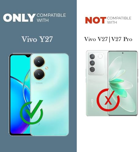 Image of Jkobi Lifetime Anti-Yellow Clear Back Cover Case for Vivo Y27 (Sleek Hard Crystal | Shockproof and Camera Protection)