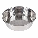 Paris Prix Gamelle pour Chien & Chat Antidérapant 17cm Argent