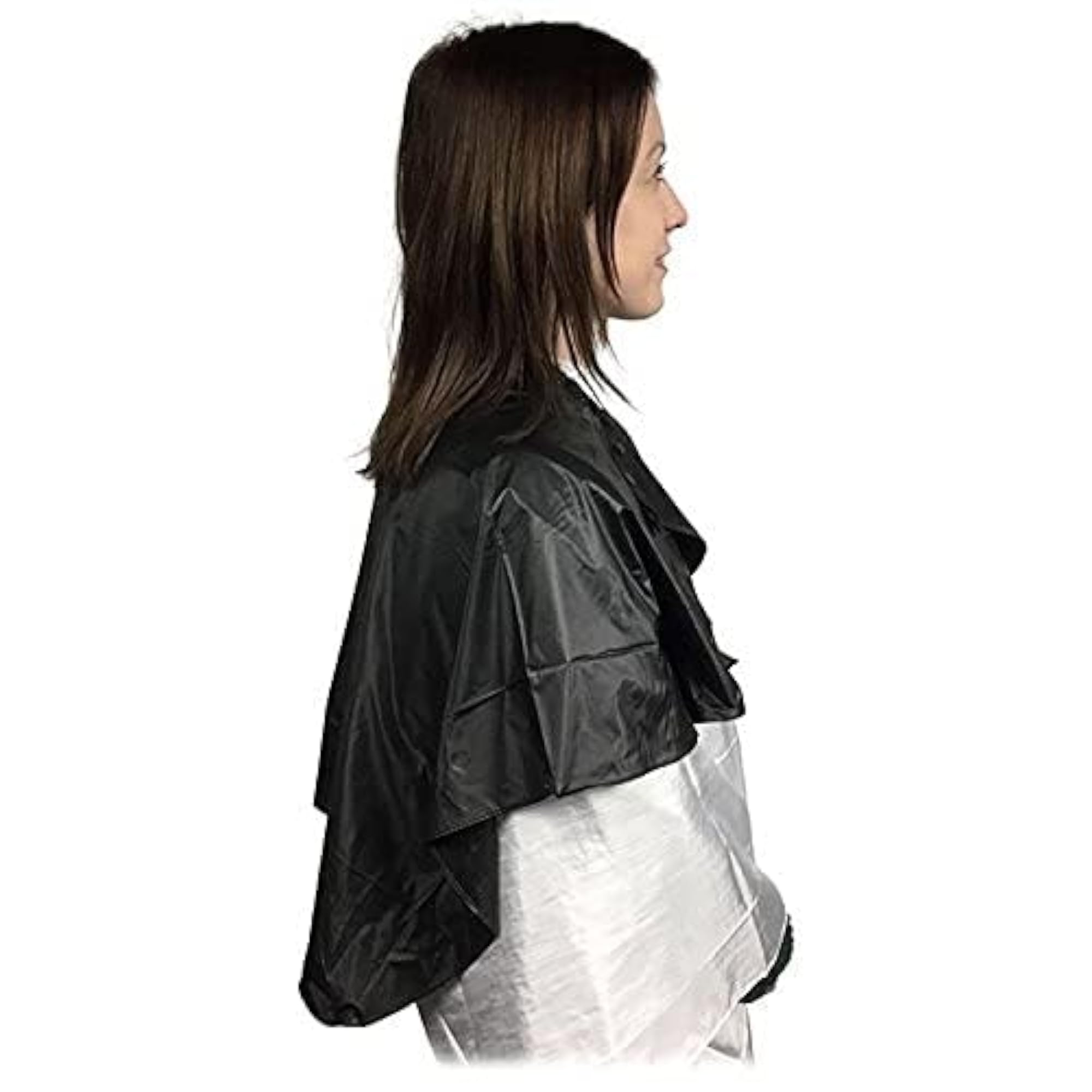 Salon Hairdressing Waterproof Cutting Cape, Black Dye