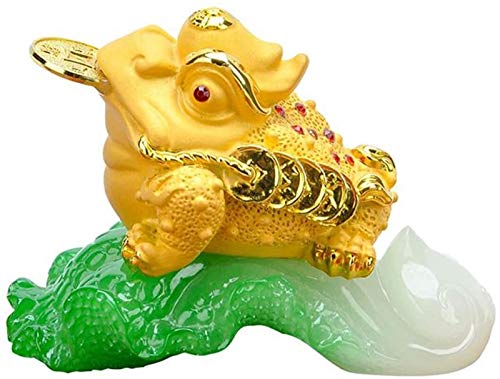 Décoration de tableau de bord voiture avec le crapaud d'argent Feng Shui