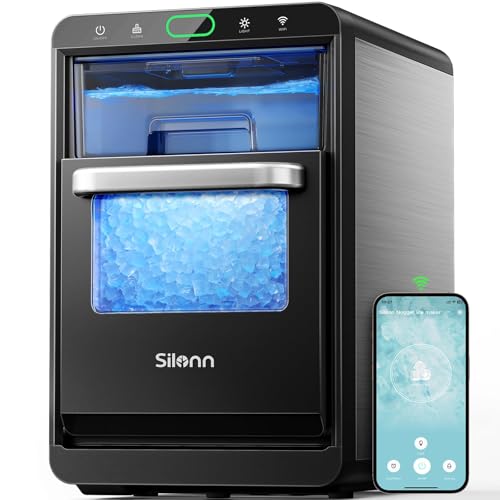Silonn Smart Pebble Ice Machine with App