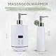 Massageöl Wärmer, 250 ml Kunststoff Flasche (2x), Fast-Heating Technologie (20 Min Aufheizen), Massageöl und ätherische Öle, Temperatur (30-65 Grad), Massage Wellness, stilvoller Erwärmer (Weiß)
