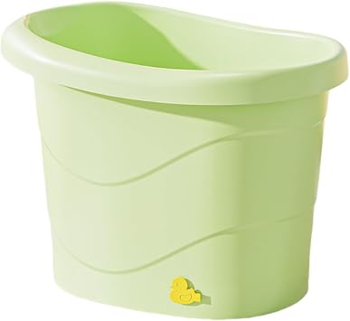 Baby Bathtub Bucket Plastic All-in-One with Bath Stool Thick Sitting Large Kids Anti-Slip Multipurpose Bathroom Accessories Non Slip Baby Bath Multipurpose Model Sitting Children Model Plastic