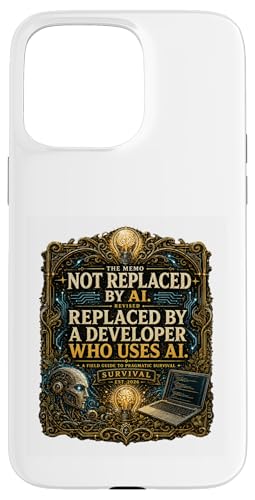 AI Funny Developer Programmer Coders�ɒu���������܂���B �X�}�z�P�[�X iPhone 15 Pro Max �p