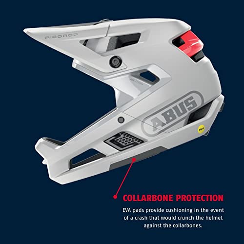 Abus Airdrop Mips Adult Mountain Bike Helmet, Polar White, Size S/M (52-58 Cm) #TOP4
