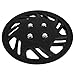 SCITOO 4-Piece 15-Inch Black hubcaps, universally Adaptable to Cars, Trucks, SUVs, Simple to Mount, Elegant Design, rustproof