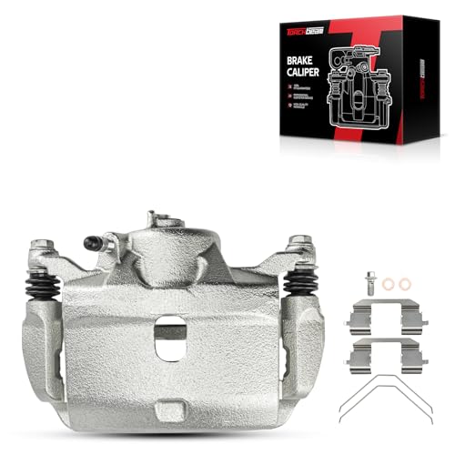 Image of Torchbeam Front Left Brake Caliper w /Bracket Fit for CR-V 2002-2004 | 19B2663; Compatible with 2003-2011 Honda Element