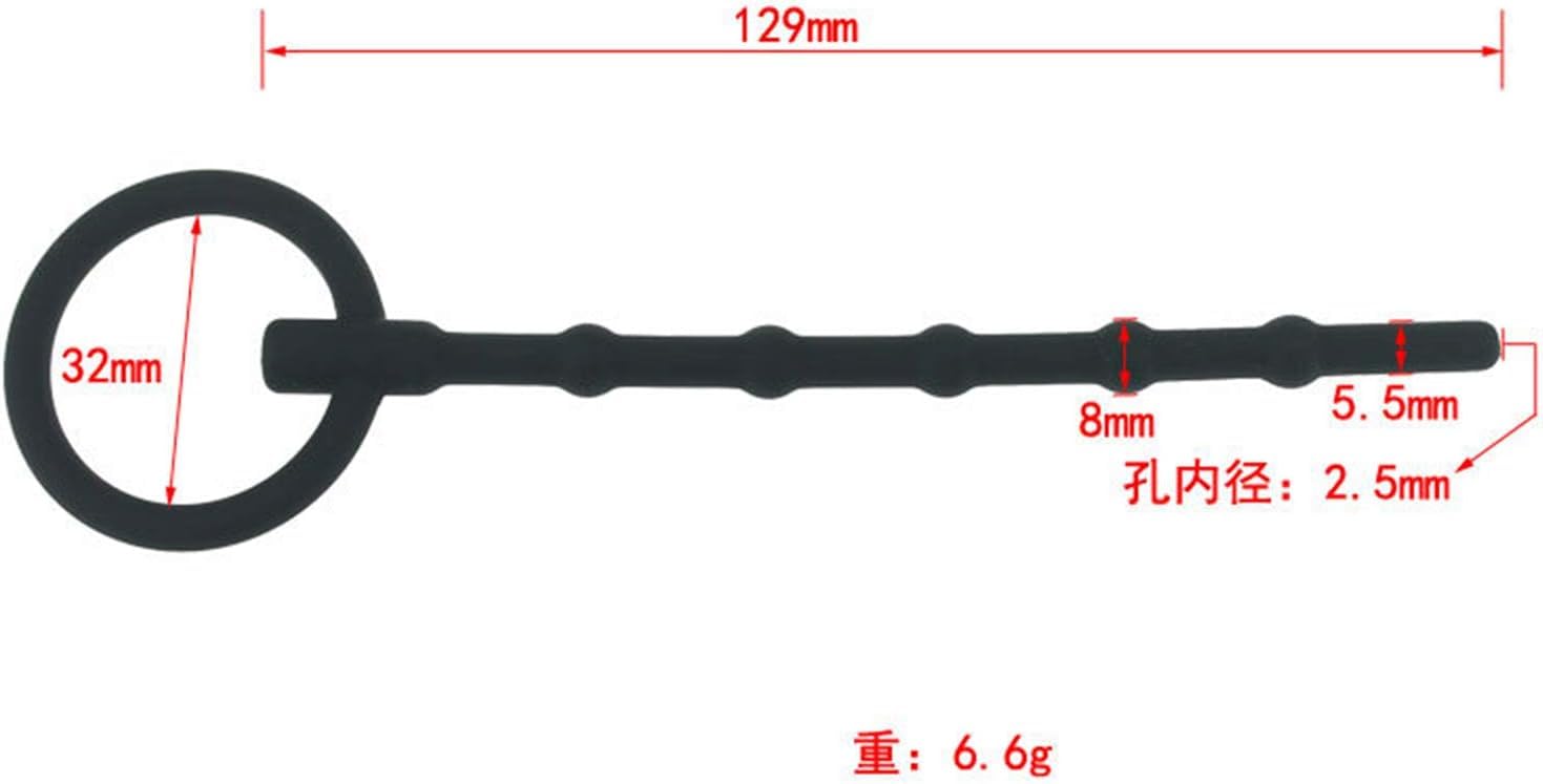 Massaggiatore per intubazione uretrale da uomo in silicone