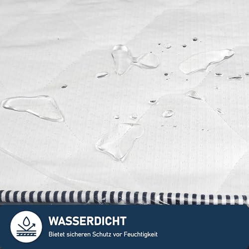 ASK Pack Matratzenschutzhüllen mit Anker-Reißverschluss - Größen von XS bis XXL, Wasserdicht, Reißfest, Ultra Starkes Material bis zu 120 mikron - Ideal für Umzug, Lagerung und Transport - 120x200 cm