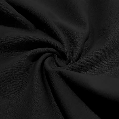 Cambkatl Men's Straight Leg Cotton Linen Pants Lightweight Casual Versatile Elastic Waist Workout Travel Pants with Pockets3