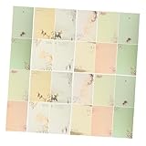 FUNNETOYU 80 piezas Papel de Carta Vintage Chino con Diseños Creativos para Escritura Manualidades y Correspondencia Escolar y Oficina
