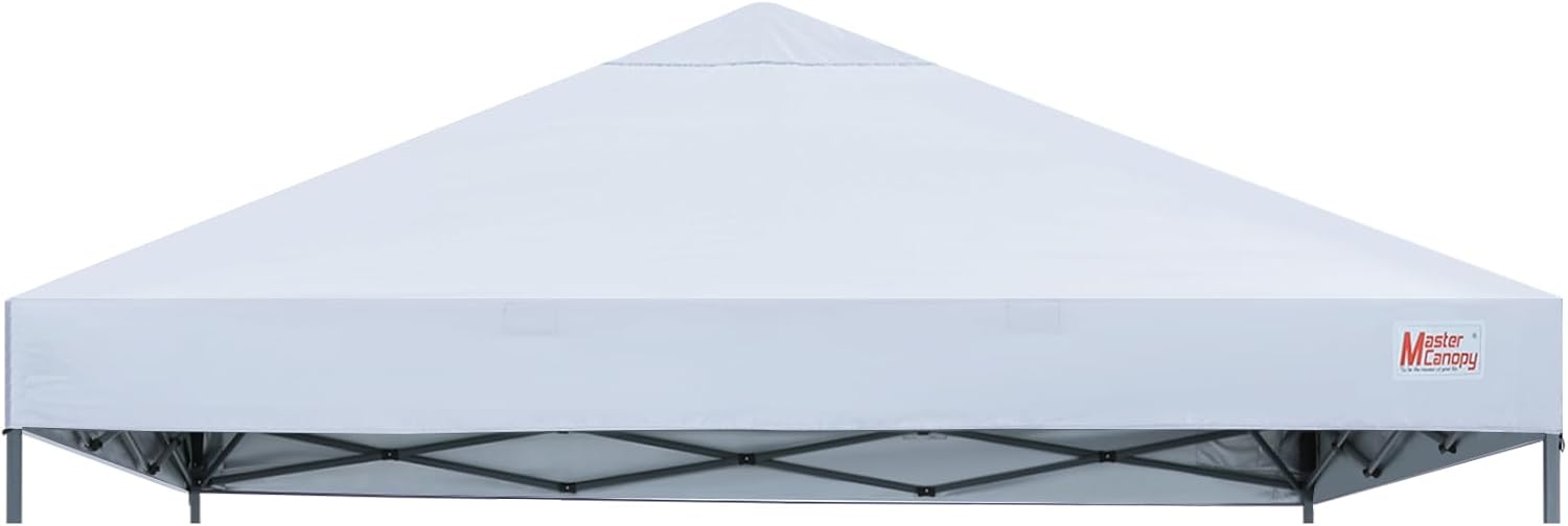 MASTERCANOPY Replacement Pop Up Canopy Top for Durable Pop-up Canopy (10x10, White)