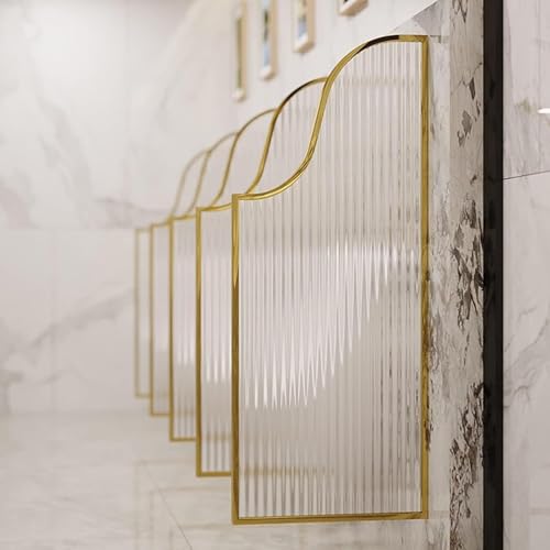 Cloison de séparation pour urinoir Blanc-2 durable à fixer au mur