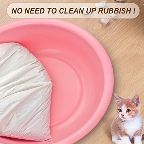 Sifting Cat Litter Box Liners Bags With Holes- Durable With Drawstring Scratch Resistant Waste Large Size 37×18Inch(Pack Of 7) #TOP2