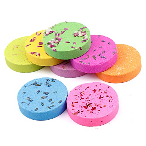 Tempaky 8 PCS Mixed therapy Shower Steamers 30g Mini Bath Bombs Tablets Fragrance for Relaxing with
