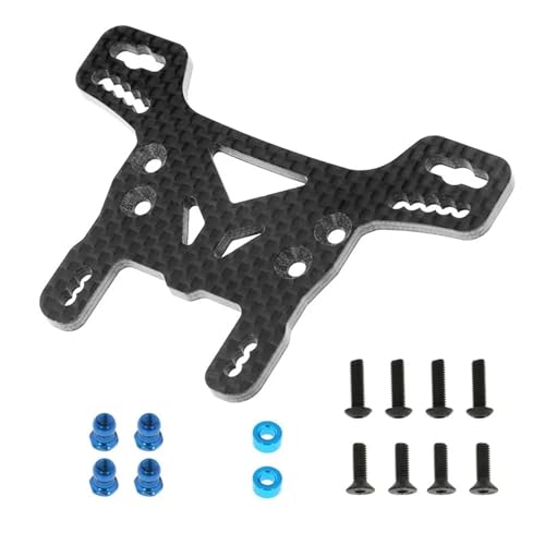 RC�A�b�v�O���[�h�X�y�A�p�[�c For Tamiya XV02 XV-02 Pro 58707 1/10 �J�[�{���t�@�C�o�[�t�����g�ƃ��A�V���b�N�^���[�v���[�g Rc �J�[�A�b�v�O���[�h�p�[�c�A�N�Z�T���[(Rear)