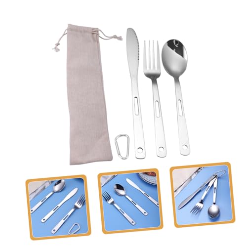 Couverts de camping en acier inoxydable SUPVOX, l'excellence de la vaisselle nomade - 8