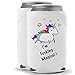 Unicorn - I am Fucking Magical | Funny Novelty Can Cooler Coolie Huggie - Set of two (2) | Beer Beverage Holder - Beer Gifts Home - Quality Neoprene No Fade Can Cooler