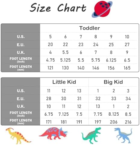 Toddler Rain Boots Kids Light Up Rain Boots for Boys Dinosaur Waterproof Patterns Rainboot with Easy Pull On Handles, Little Kid Size 12 — view 6