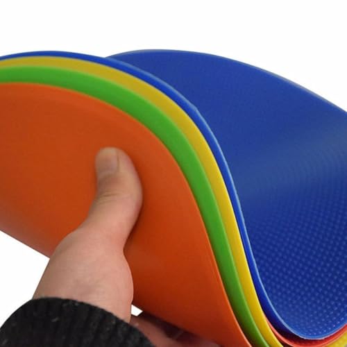 Marcadores fútbol predolo antideslizantes e impermeables para entrenamiento en exteriores 4