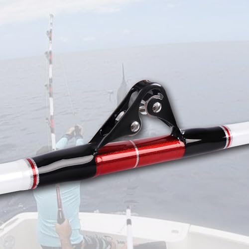 Fiblink Caña de Pescar Trolling Carbono 5'6" Pesada Acción Rápida (2 Piezas) miniatura 3