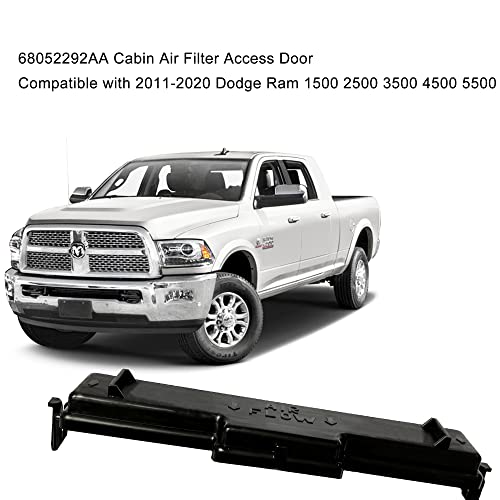 68052292Aa Cabin Air Filter Access Door Replaces 68318365Aa Replacement For 2011-2020 Ram 1500 2500 3500 4500 5500 Easy Installation #TOP2