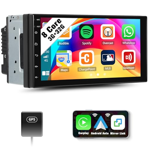 SIXWIN 8RA 3G+32G Android 13 7C` Toucscreen J[XeI CXJ[vC AndroidI[g~[N WG[^[t@t Bluetooth 5.1 FM RDS GPSirQ[V WiFi