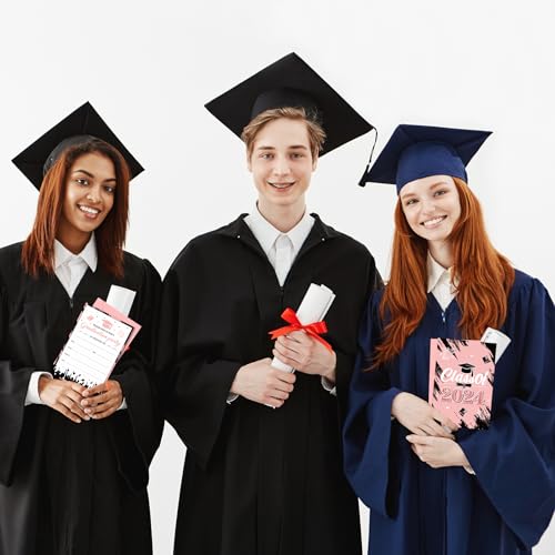 Graduation Party Invitations 36 PCS Rose Gold Invite Cards with Envelopes Announcement Card for Class of 2024 College University Grad Celebration - Thumbnail 7