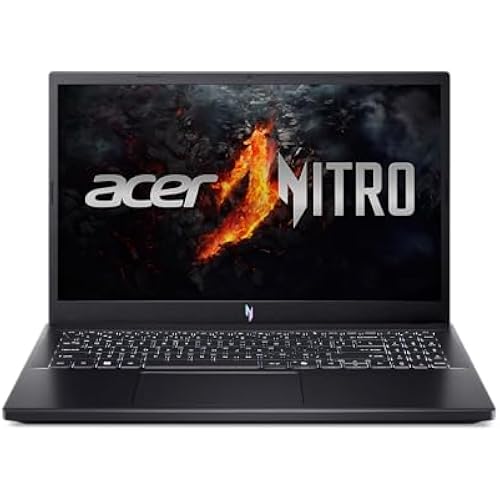 acer Nitro V Gaming Laptop | AMD Ryzen 5 7535HS Hexa-Core Processor | NVIDIA GeForce RTX 4050 Laptop GPU | 15.6" FHD IPS 144Hz Display | 8GB DDR5 | 512GB SSD | WiFi 6 | Backlit KB | ANV15-41-R5N6