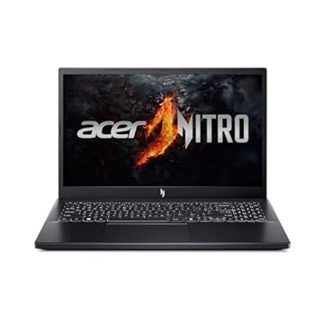 Acer Laptop para jogos Nitro V | Processador AMD Ryzen 5 7535HS Hexa-Core | GPU para laptop NVIDIA GeForce RTX 4050 | Tela FHD IPS 144Hz de 15,6 polegadas | DDR5 de 8 GB | SSD de 512 GB | WiFi 6 | KB