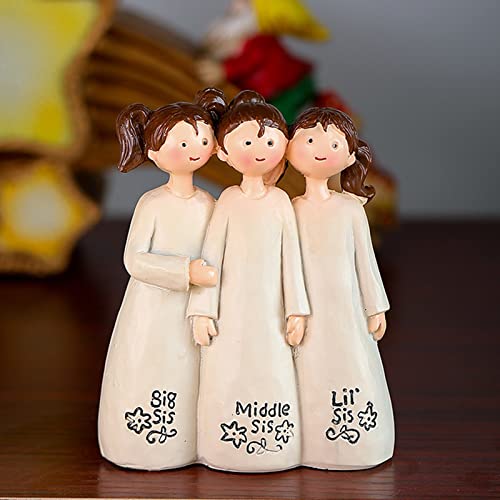 Qiyuda Guardian Angel Statue Celebrate Sister Friends Friendship-Memorial Friendship Sculpture Decorative Home Decor Ornament, Praying Angel Sculpture Statue (Style 3) #TOP5