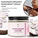 ECO ROOTS Natural Deodorant for Women & Men | Organic Deodorant Cream Non Aluminum | Baking Soda Free Healthy Deoderant for Body & Private Parts | All Vegan Pit Paste Zero Sweat | Rose Geranium Scent