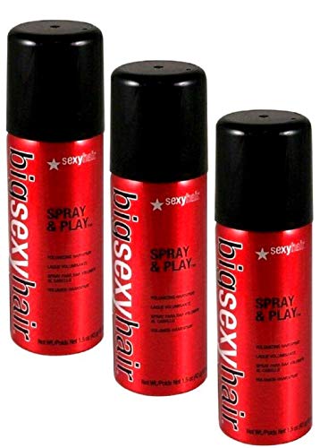 3 Pack Volumizing Spray Play Hair Styling spray 1.5 Oz