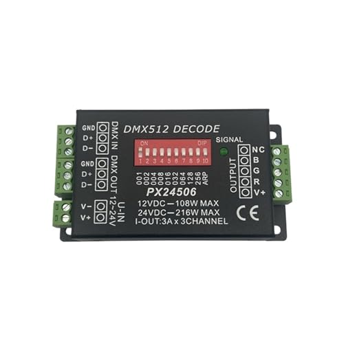 Module PX24506 DMX512 évite scintillement bande lumineuse RGB