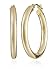 14k Yellow Gold Hoop Earrings (1" Diameter)