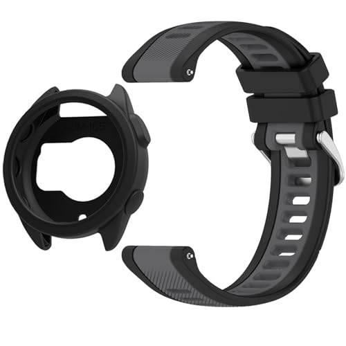 Garmin Forerunner 165�p�����p�o���h�ATexture Sport�����p�\�t�g�t���L�V�u���V���R���h���o���h�X�g���b�v���X�g�o���h�o���p�[�P�[�X�t�� Forerunner 165�X�}�[�g�E�H�b�`�p(�u���b�N/�_�[�N�O���[)
