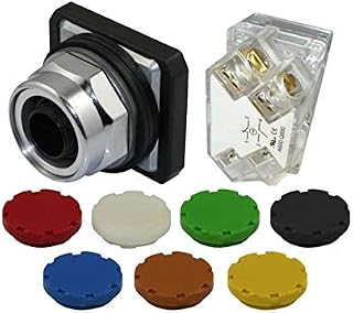 RADWELL Verified Substitute 9001KR3UH13-SUB Push Button, 30MM, Extended Head, 1NO/1NC, 7 Color Option