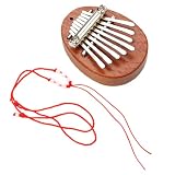 Kleiner Holz Kalimba Xa66 8-tasten Daumenklavier für Anfänger