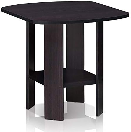 FURINNO End Tables, Wood, French Oak Grey/Black, one size