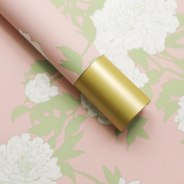 Image of Oasis 20 Sheets Korean Style Waterproof Premium Bouquet Wrapping Sheets (58 x 58 cm) | Gold & Pink Dual Finish Flower Wrap Sheets for Bouquets, Gift Wrapping, Floral Arrangements & More