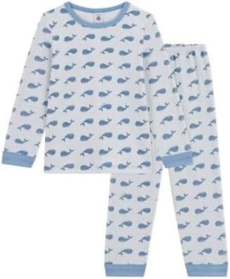 Petit Bateau Jungen Cherokee_h Nachtwäsche, Co2/Adriatic, 2 Jahre