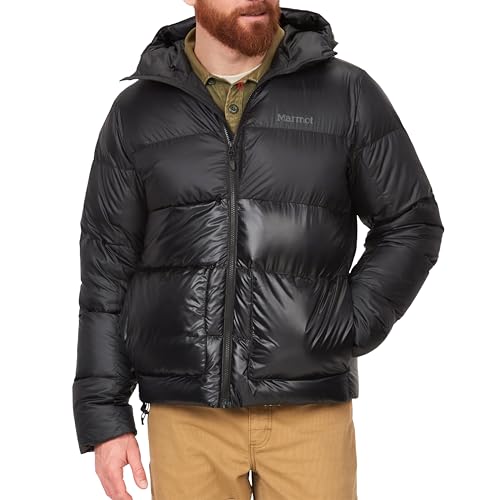 MARMOT Men's Guides Down Hoody Jacket, Black, Small by MARMOT - Used condition - US$242.36