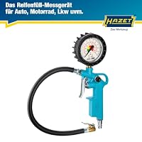 HAZET Reifenfüll-Messgerät 9041-1, 0-12 bar, Messtoleranz 0,3 bar, – Ansicht 5